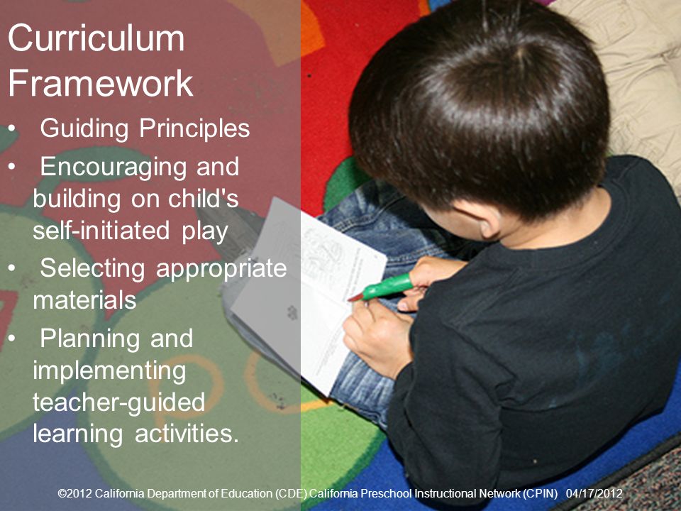 Curriculum Framework Guiding Principles