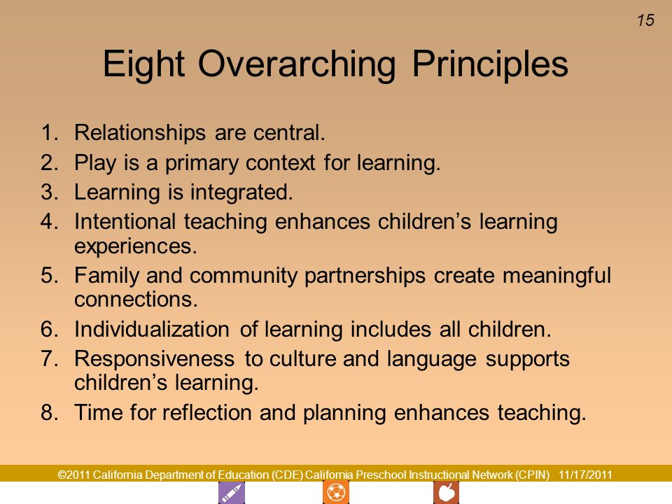Eight Overarching Principles