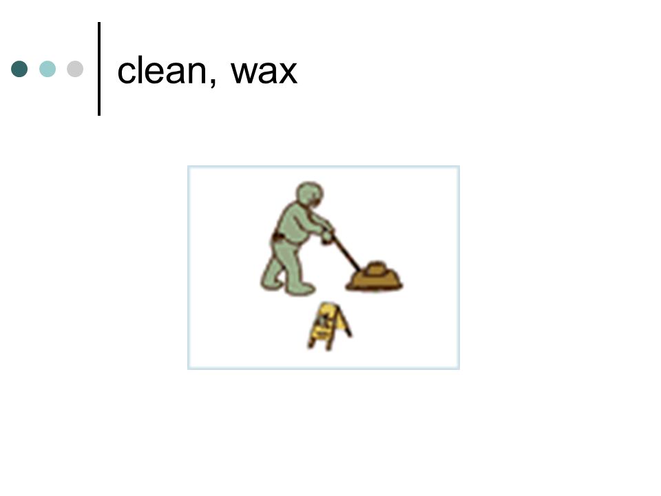 clean, wax