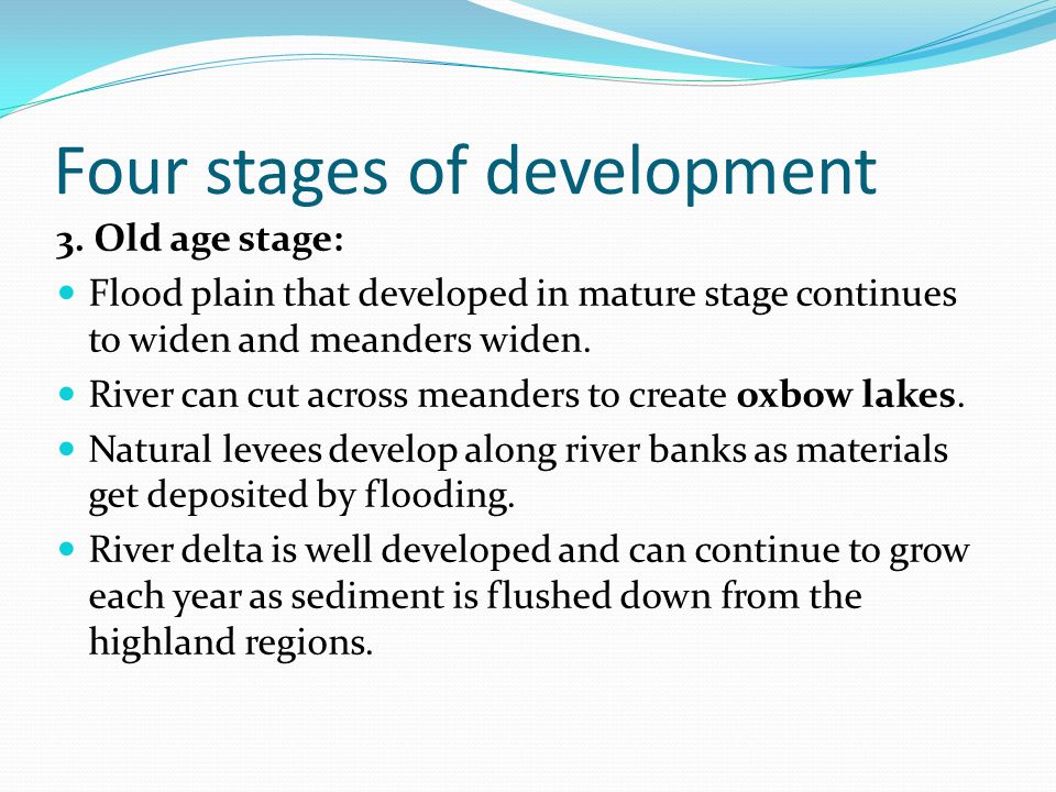 Four stages of development