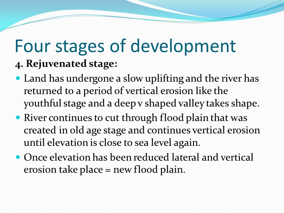 Four stages of development