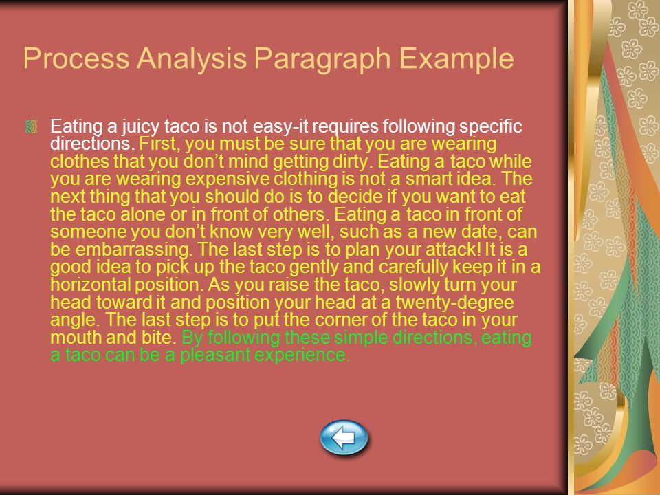 paragraph by example samples