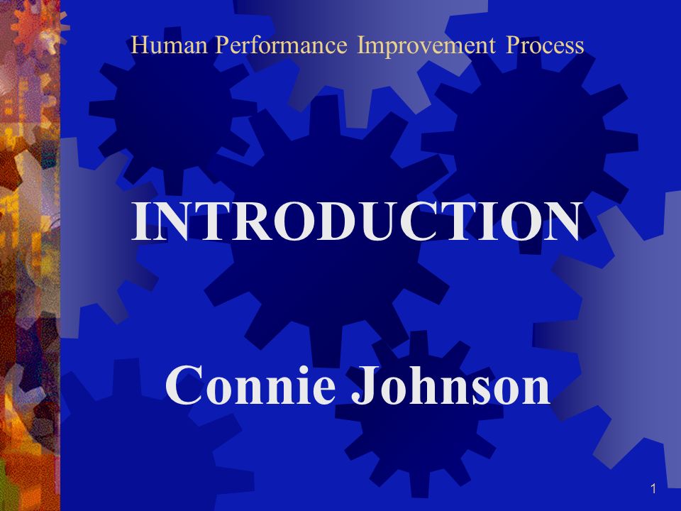 Human Performance Improvement Process