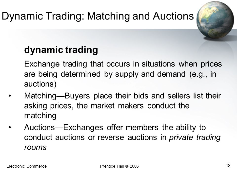 Dynamic Trading: Matching and Auctions