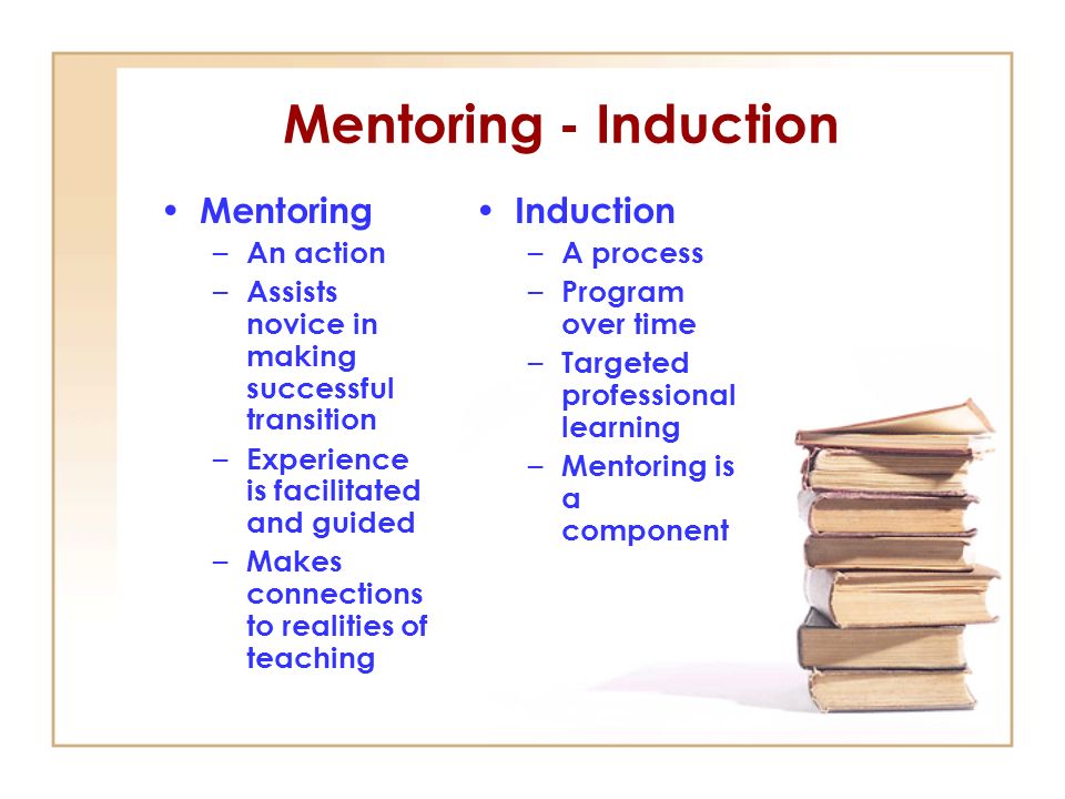 Mentoring - Induction Mentoring Induction An action