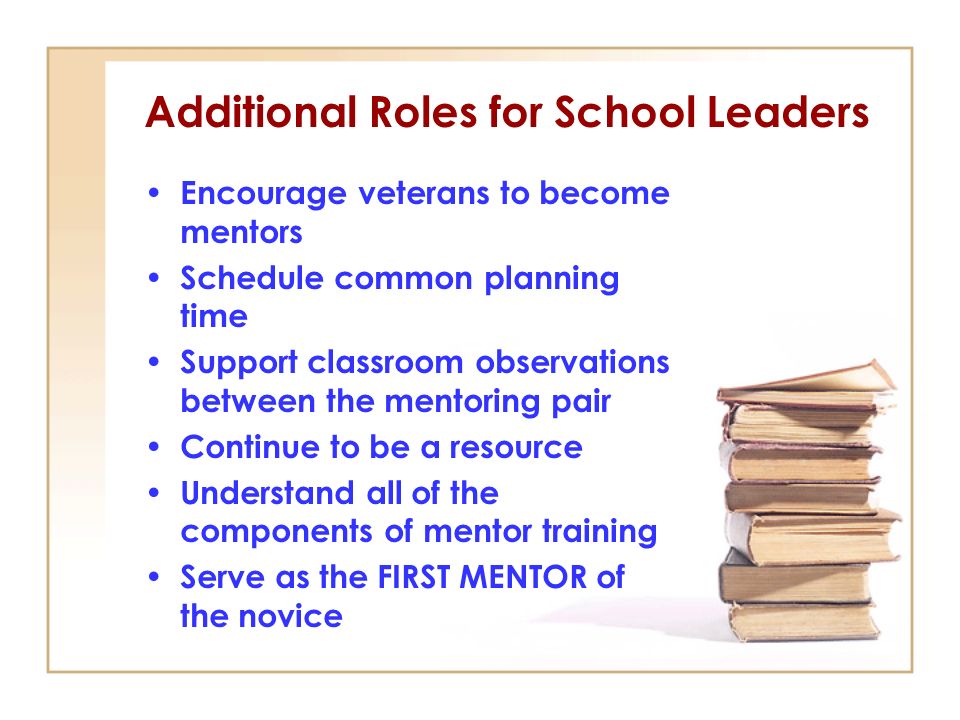 Additional Roles for School Leaders