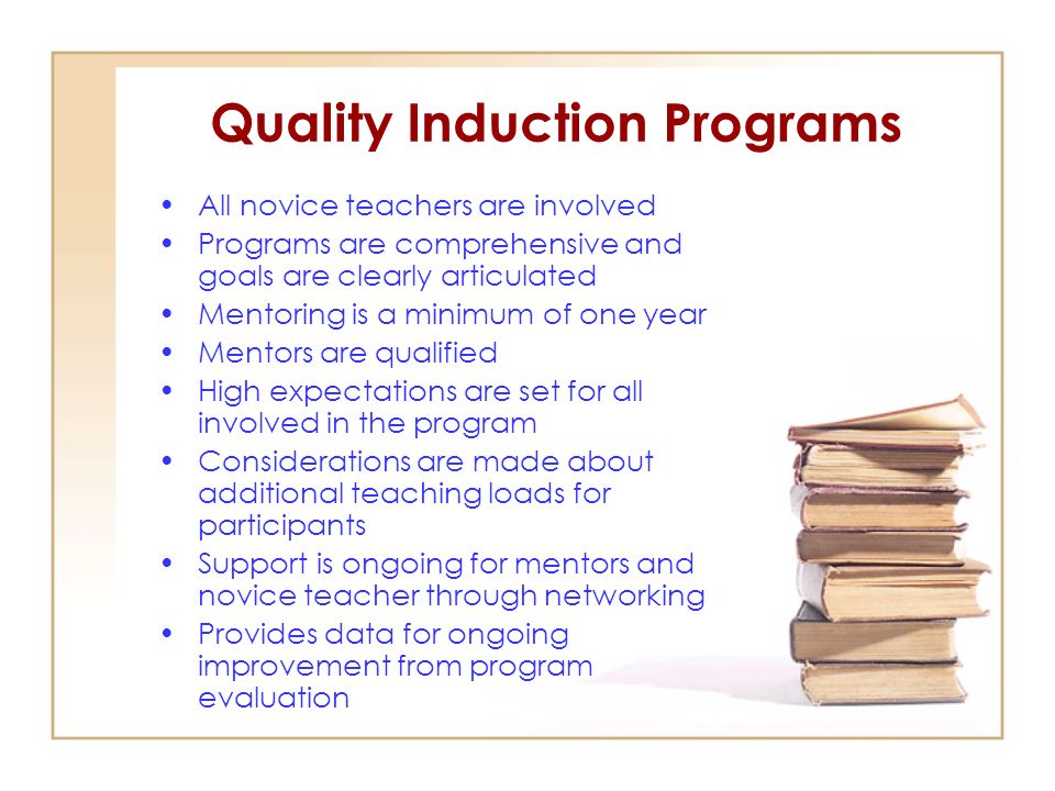 Quality Induction Programs