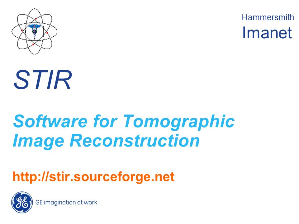 STIR Software for Tomographic Image Reconstruction - ppt video online  download