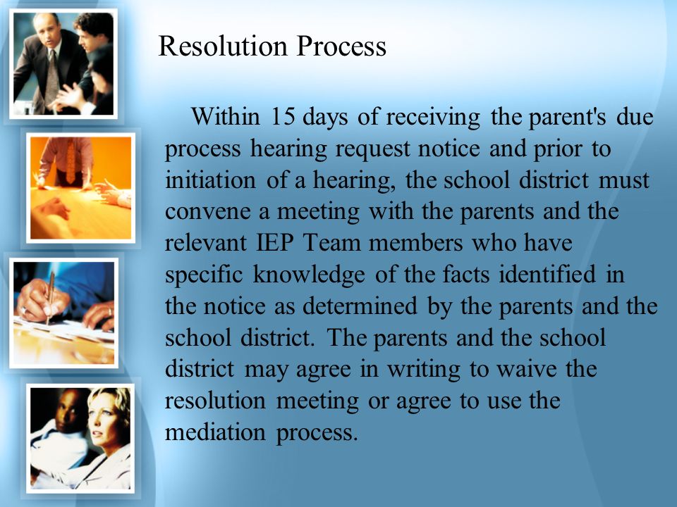Resolution Process