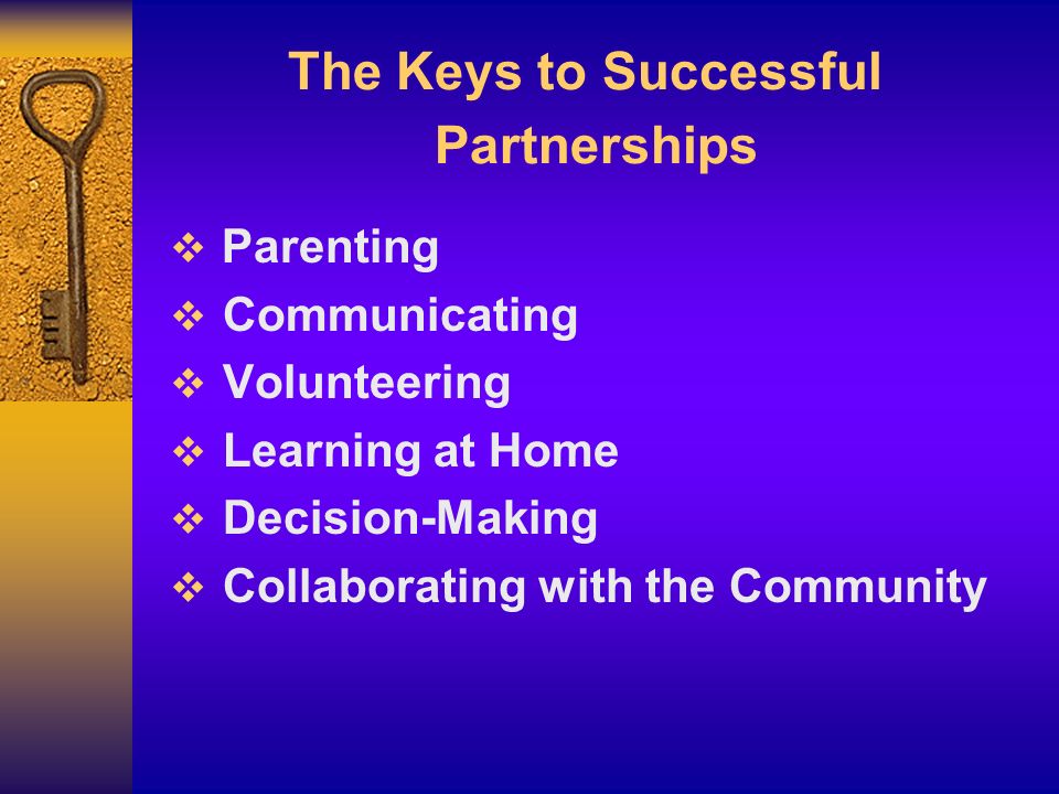 The Keys to Successful Partnerships