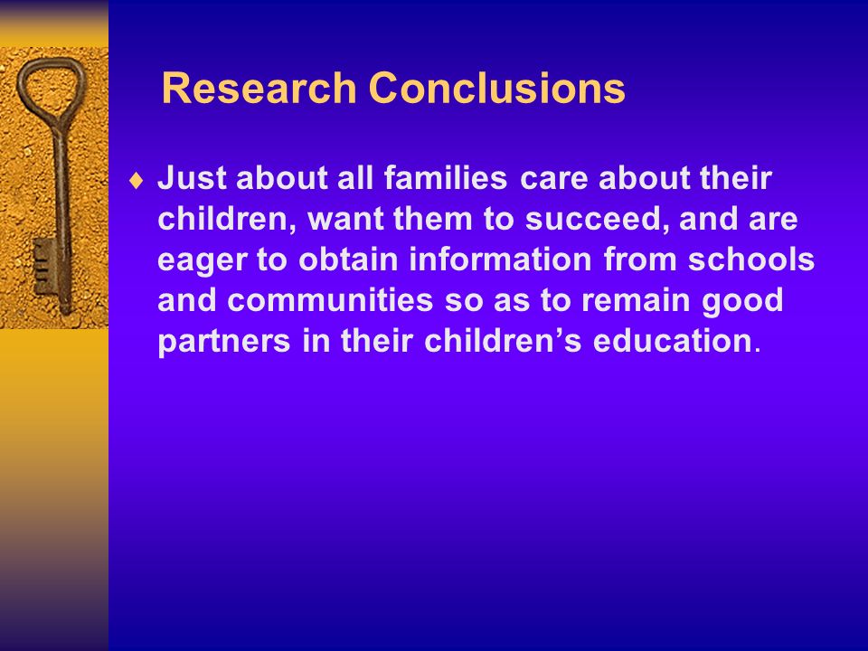Research Conclusions