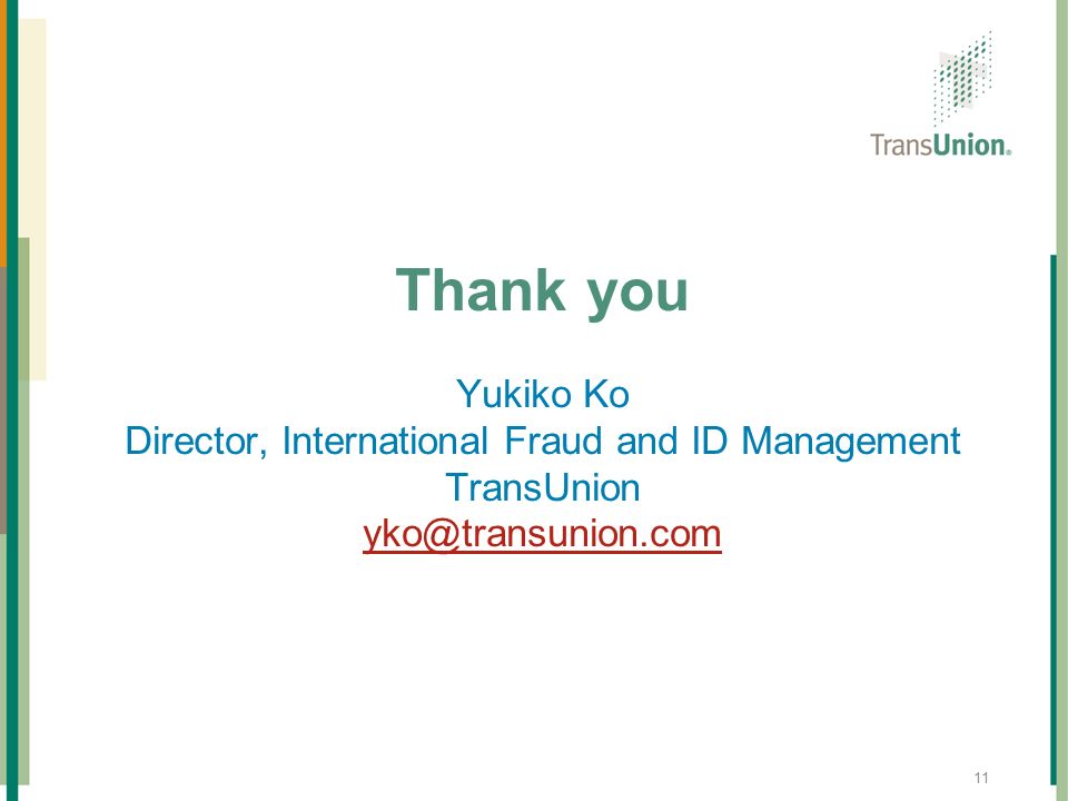 Director, International Fraud and ID Management