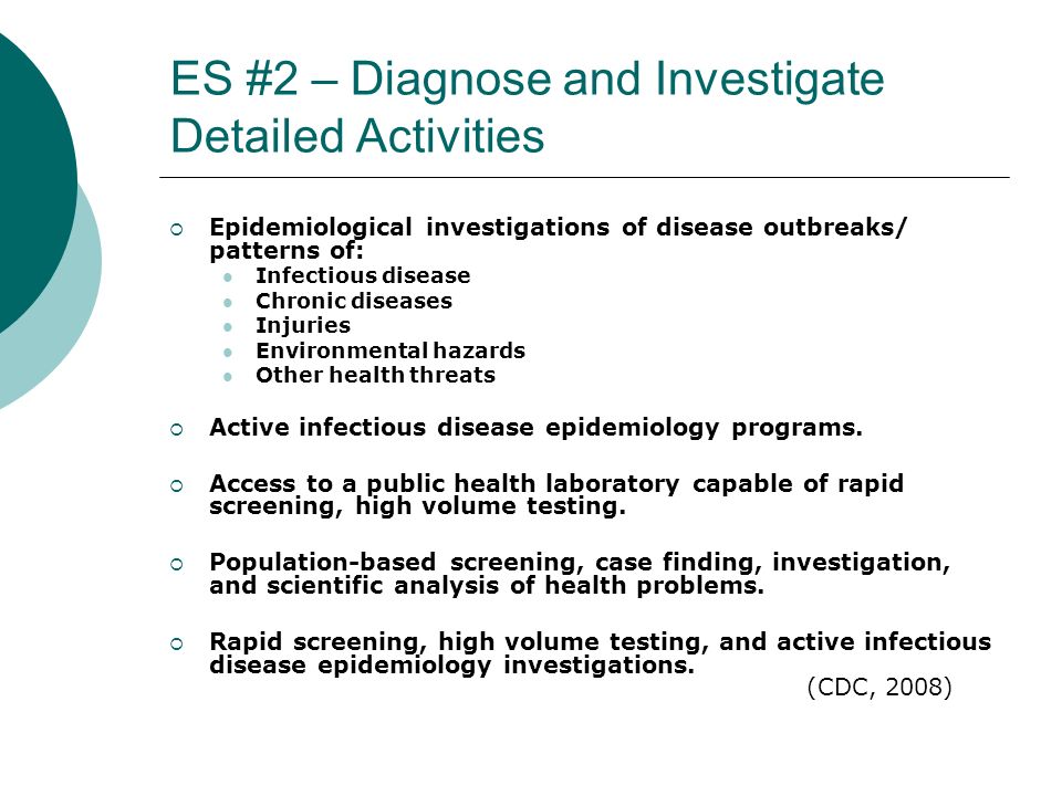 ES #2 – Diagnose and Investigate Detailed Activities