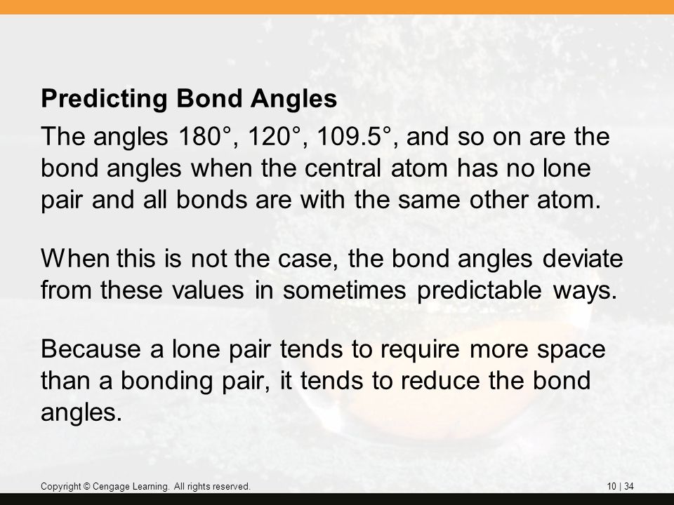 Predicting Bond Angles