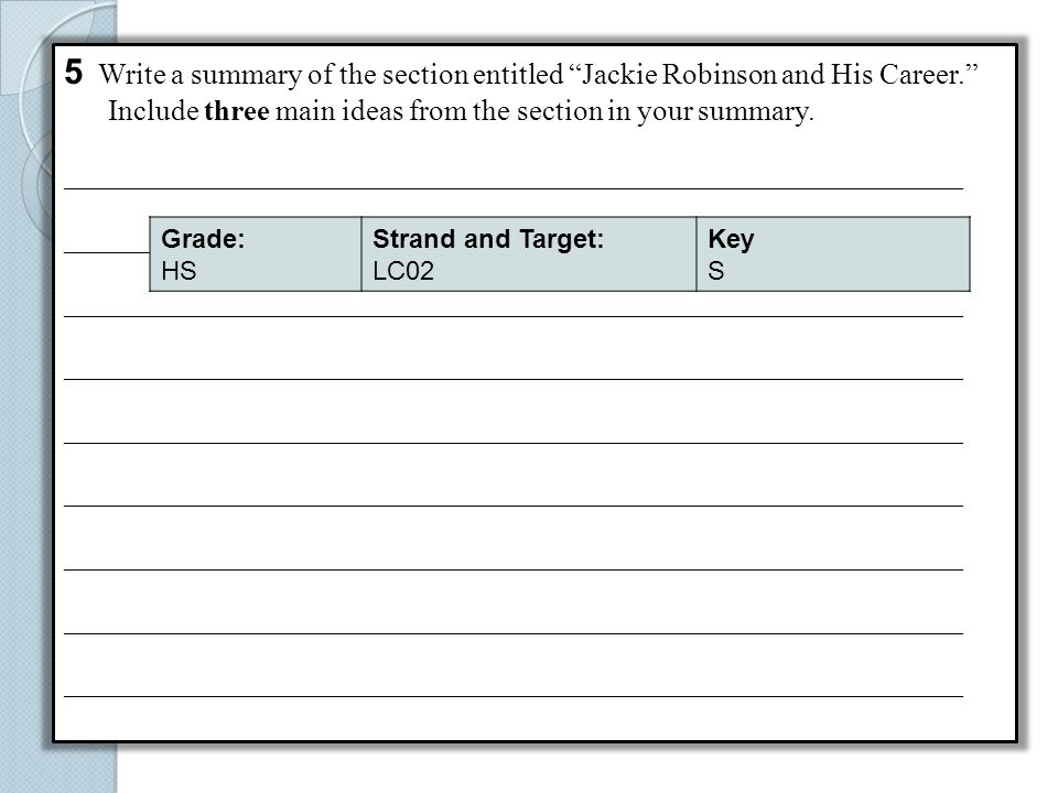 Jackie Robinson summary
