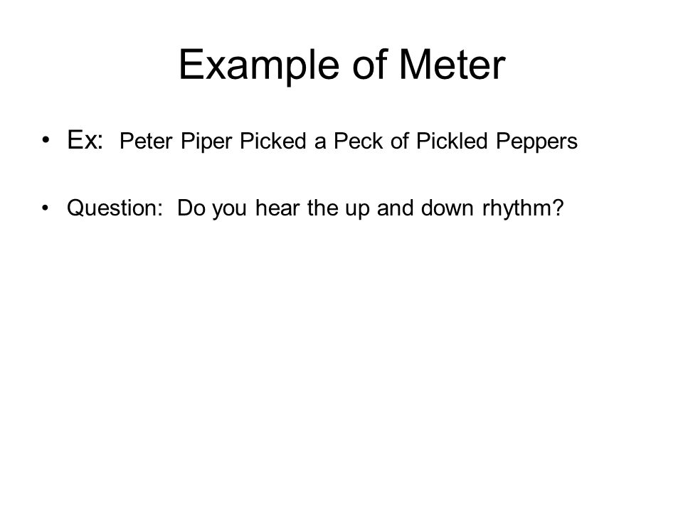 Rhyme and Meter in Poetry - ppt video online download