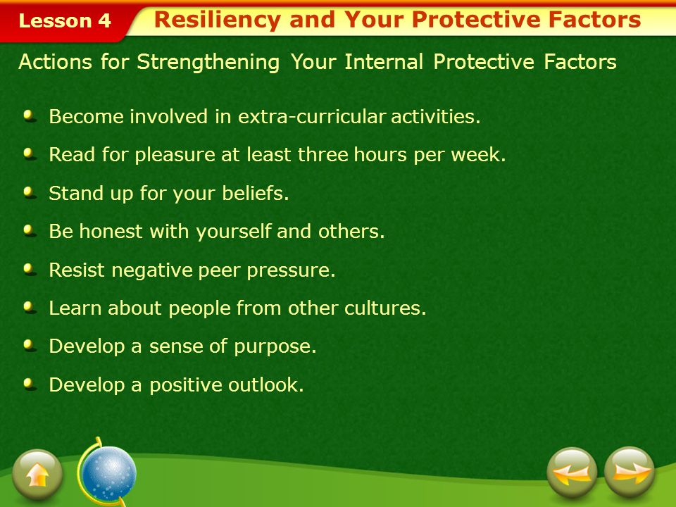 Resiliency and Your Protective Factors