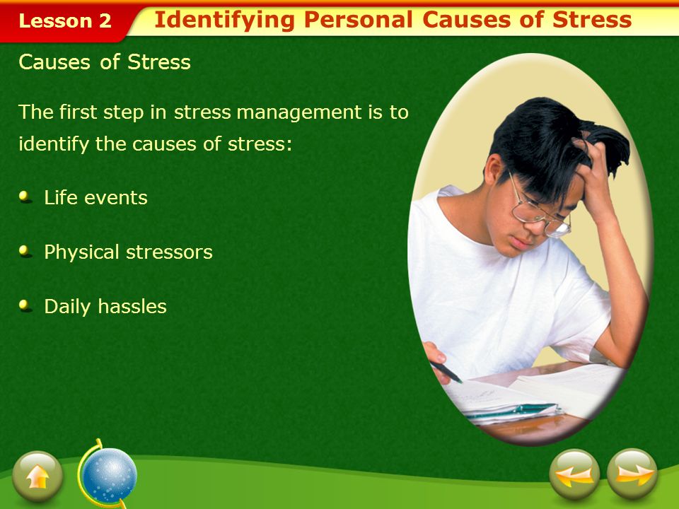 Identifying Personal Causes of Stress