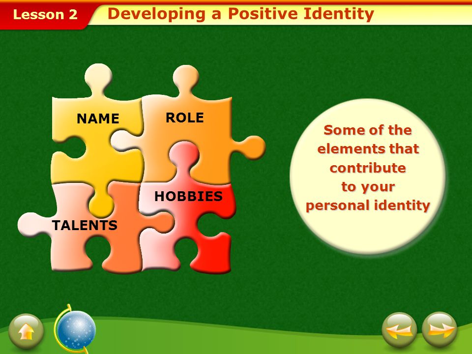 Developing a Positive Identity