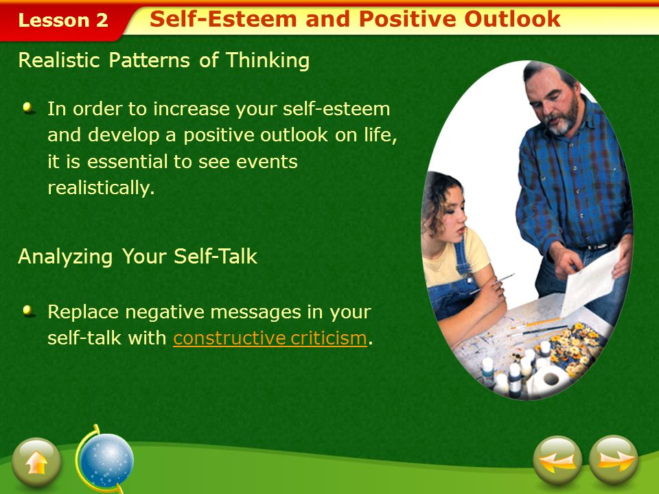 Self-Esteem and Positive Outlook