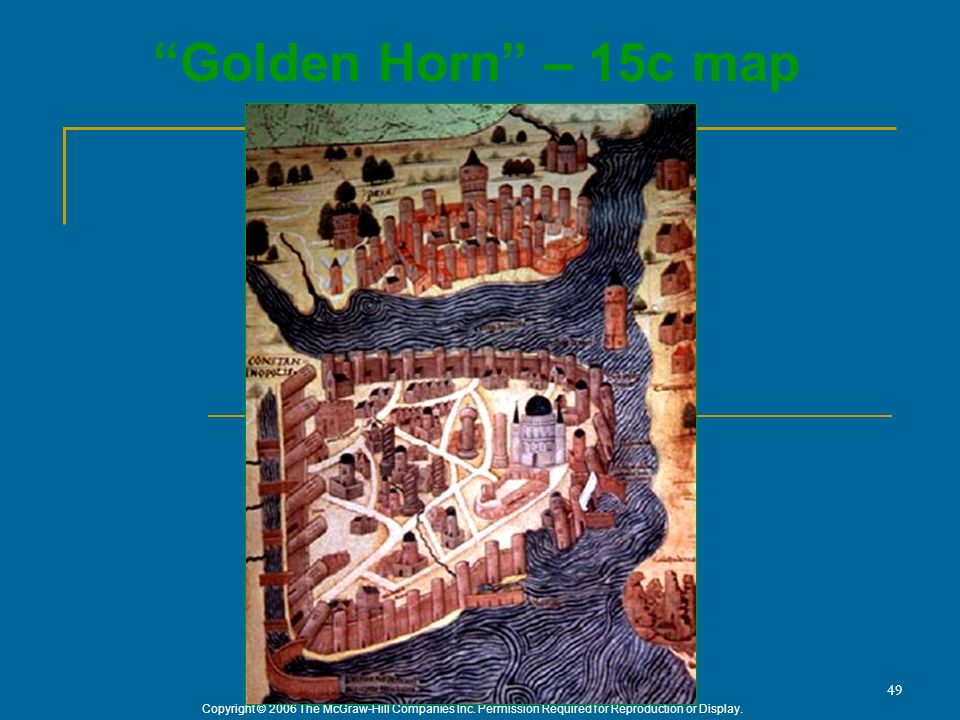 Golden Horn – 15c map