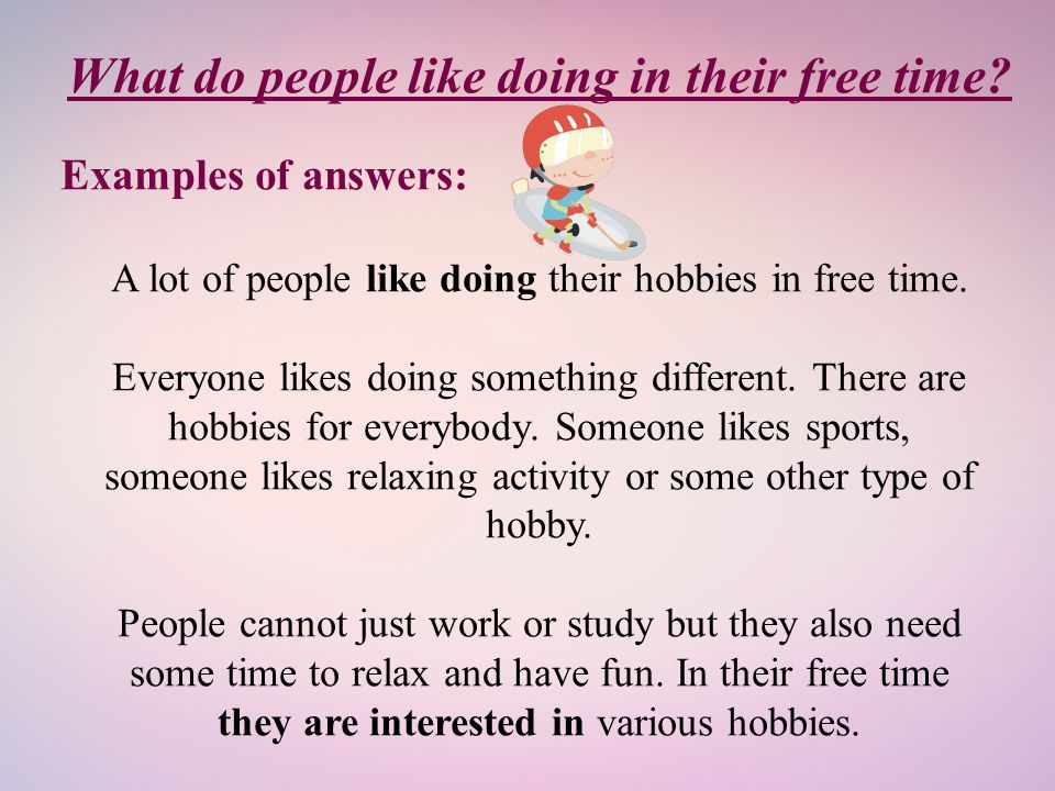 
hobbies definition and examples