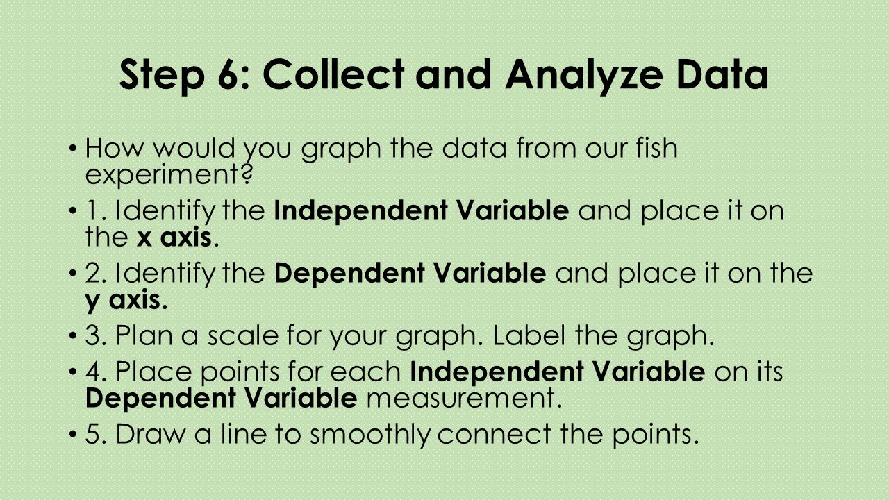 Step 6: Collect and Analyze Data