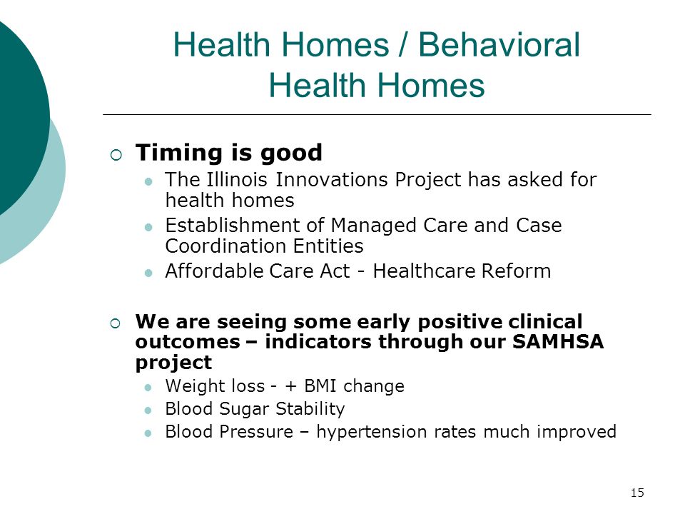 Health Homes / Behavioral Health Homes