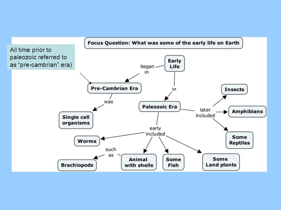 All time prior to paleozoic referred to as pre-cambrian era)