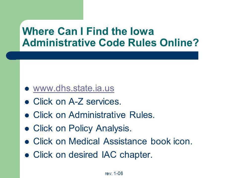 Where Can I Find the Iowa Administrative Code Rules Online