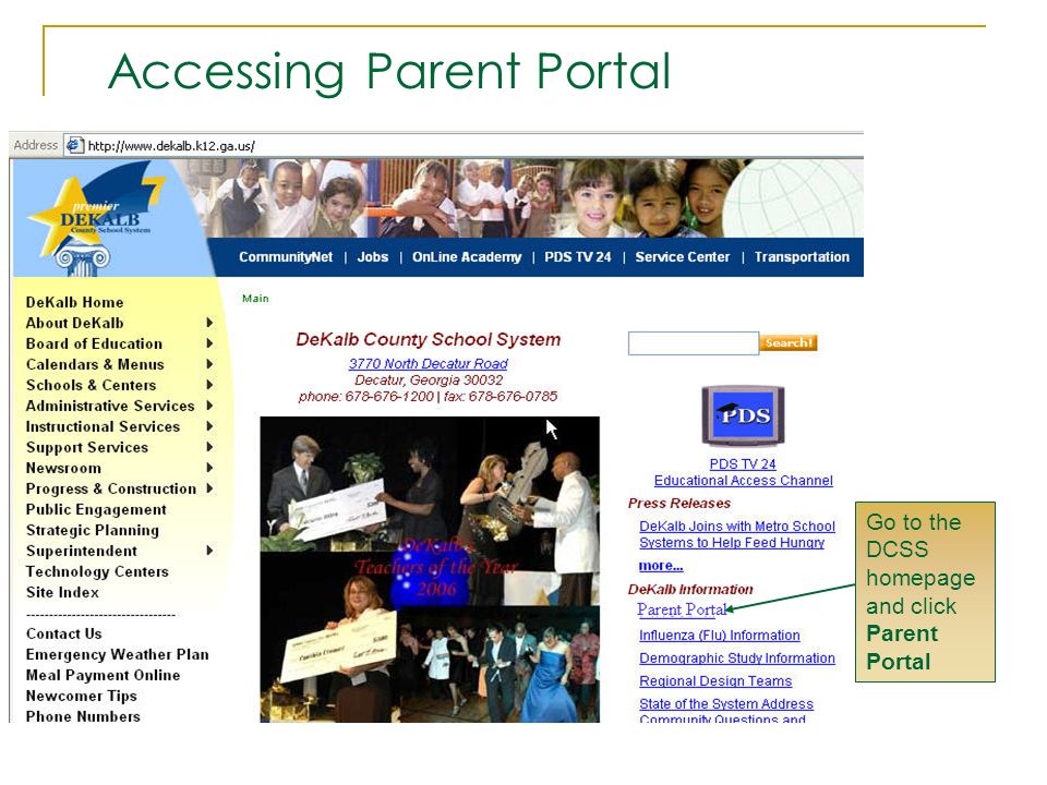 Accessing Parent Portal