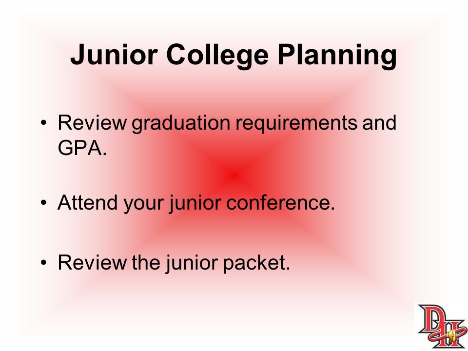 Junior College Planning
