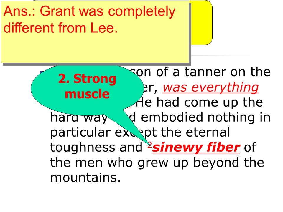 lee and grant differences