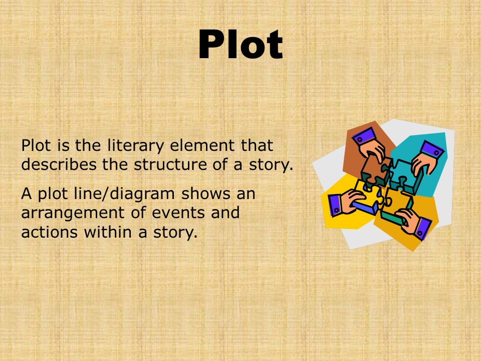 Plot Structure Plot is the literary element that describes the structure of a story. It shows the relationship of events and actions within a story. - ppt video online download