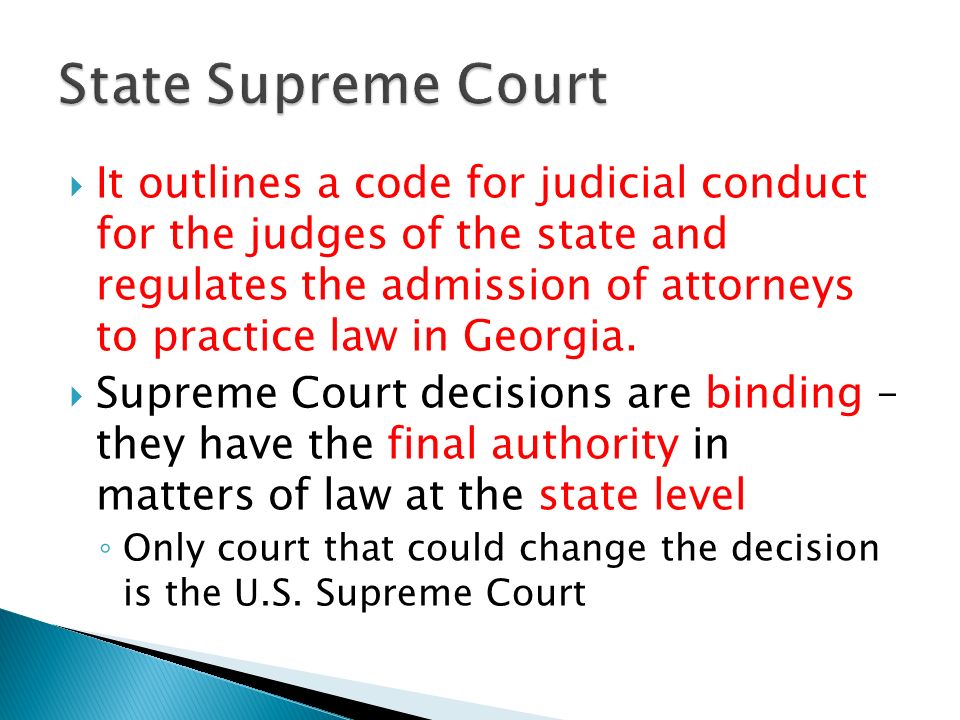 State Supreme Court