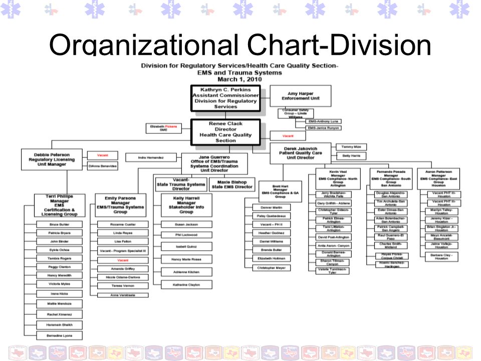 State Of Texas Organizational Chart
