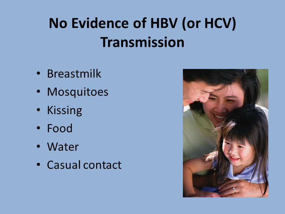 No Evidence of HBV (or HCV) Transmission