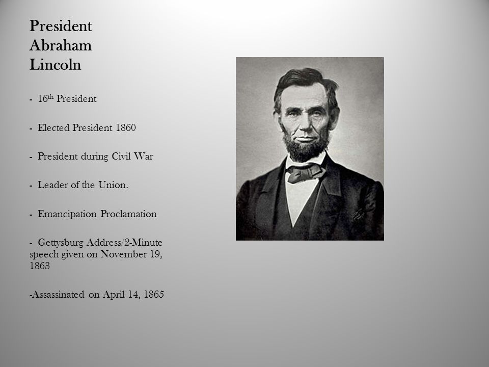 who was the president during the civil war