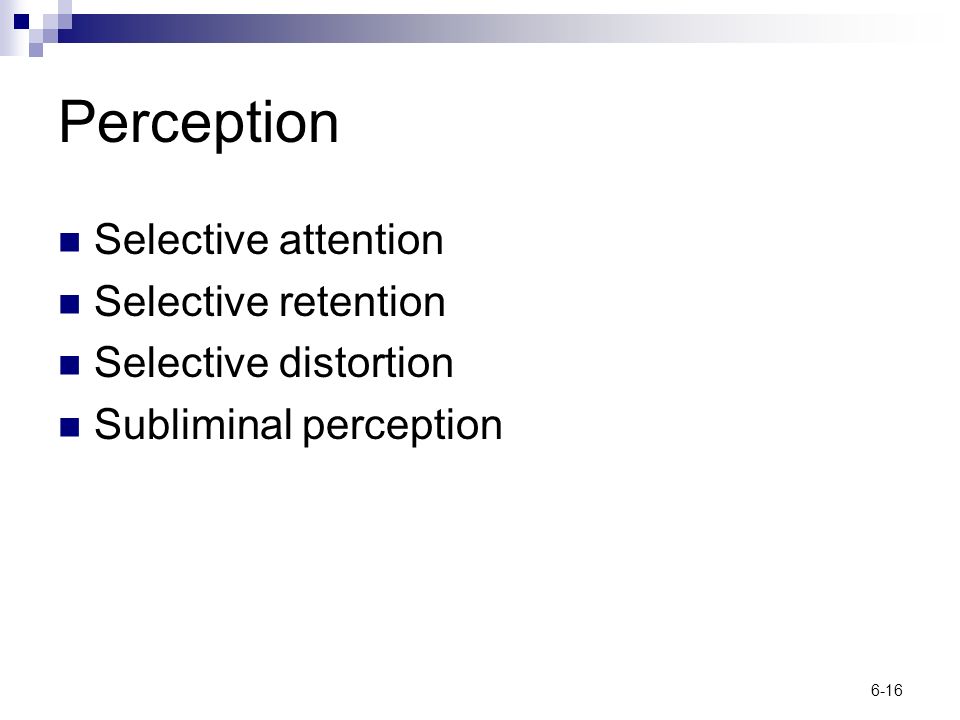 subliminal perception definition