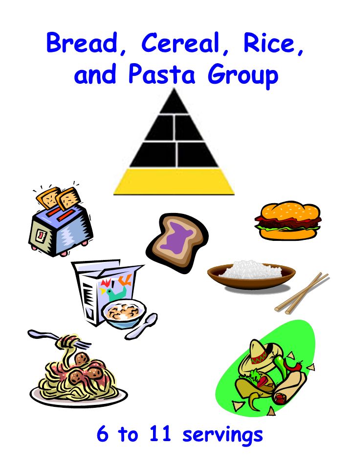 Bread, Cereal, Rice, and Pasta Group