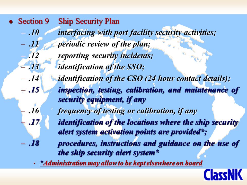 ISPS Code (International Ship and Port Facility Security Code) ppt