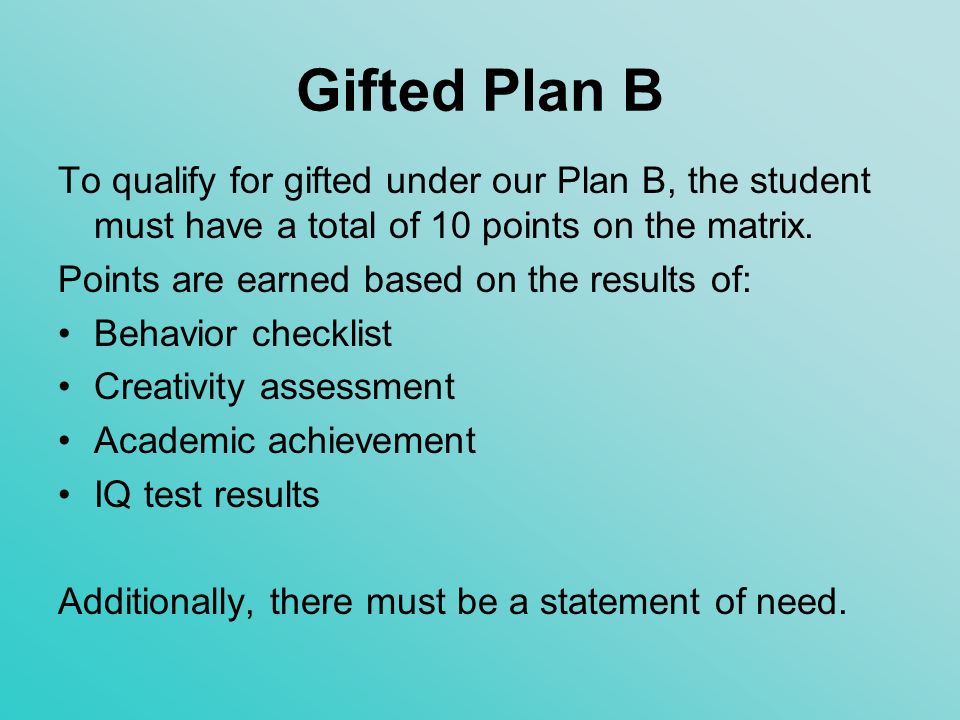 Identifying Gifted Students in Your School - ppt download