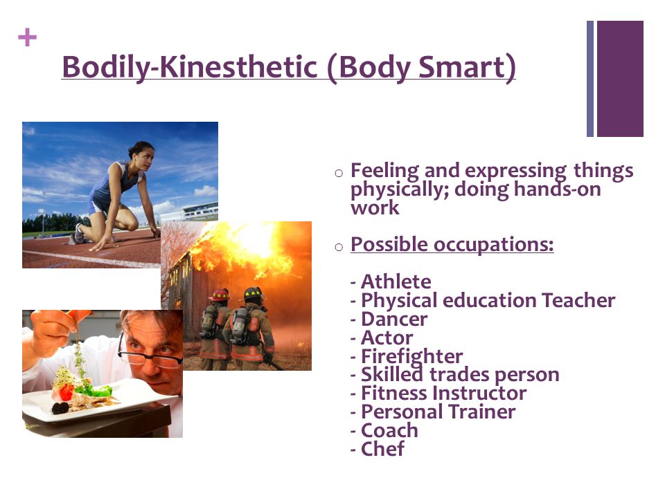 Bodily-Kinesthetic (Body Smart)