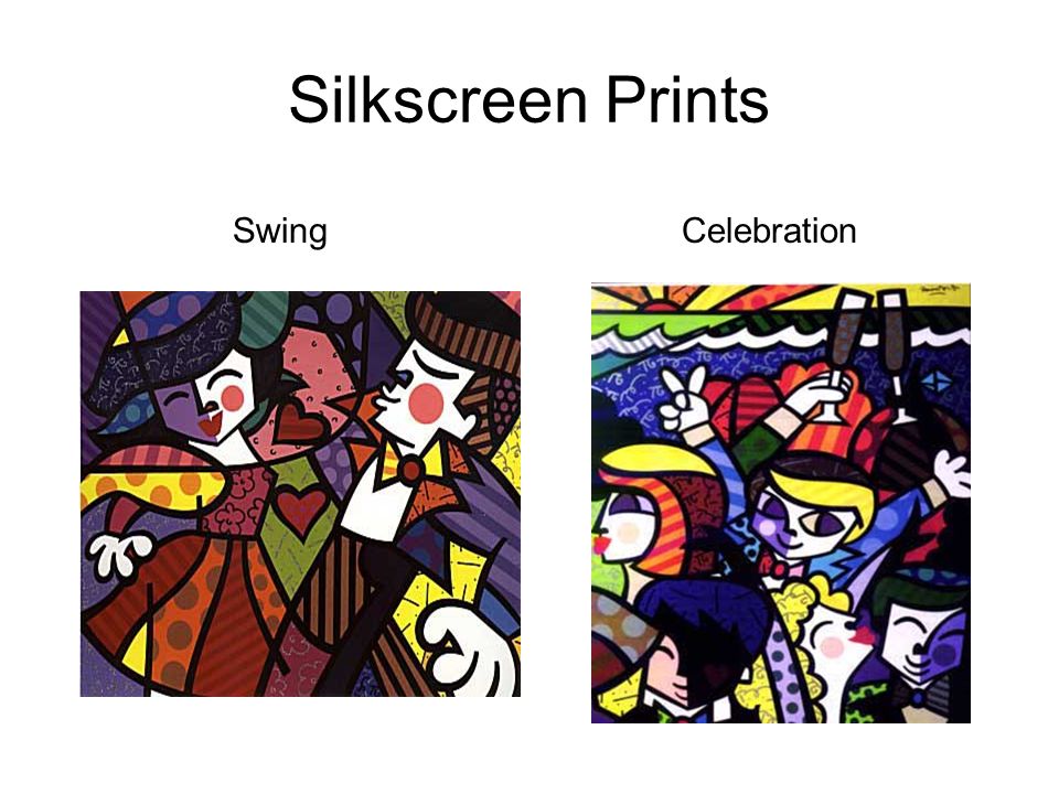 Silkscreen Prints Swing Celebration
