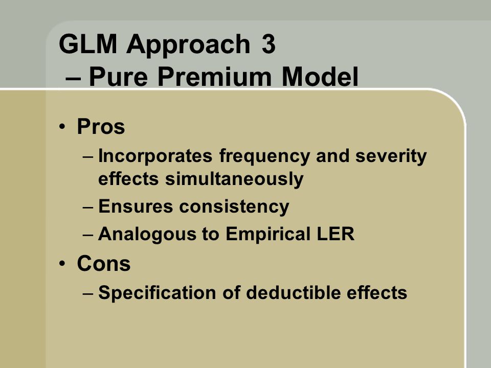 glm premium
