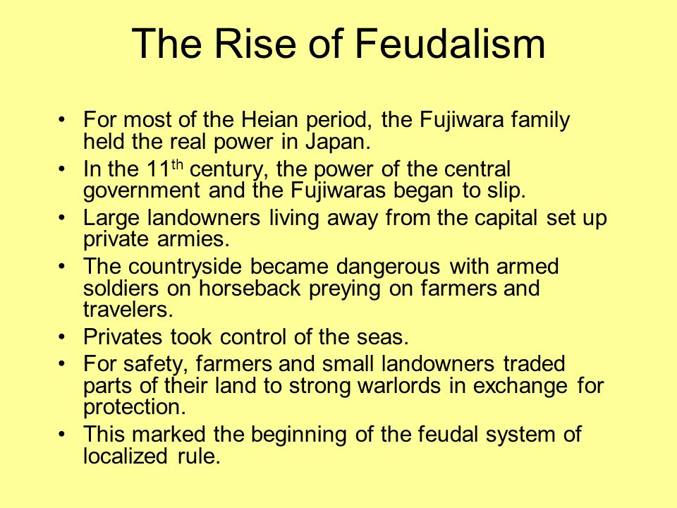 what led to the rise of feudalism
