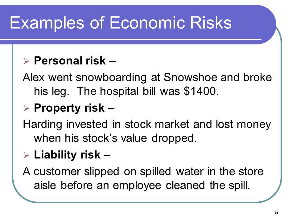 Understand risk management and insurance. - ppt video online download