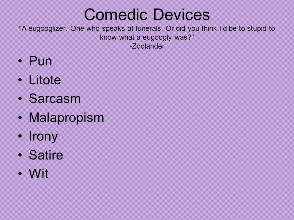 comedic devices