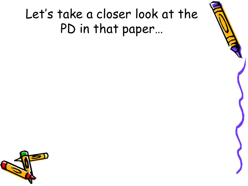 Let’s take a closer look at the PD in that paper…