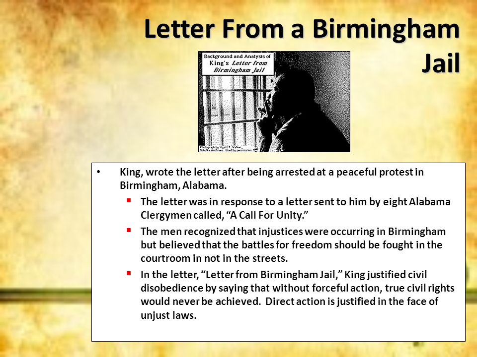 Letter From a Birmingham Jail